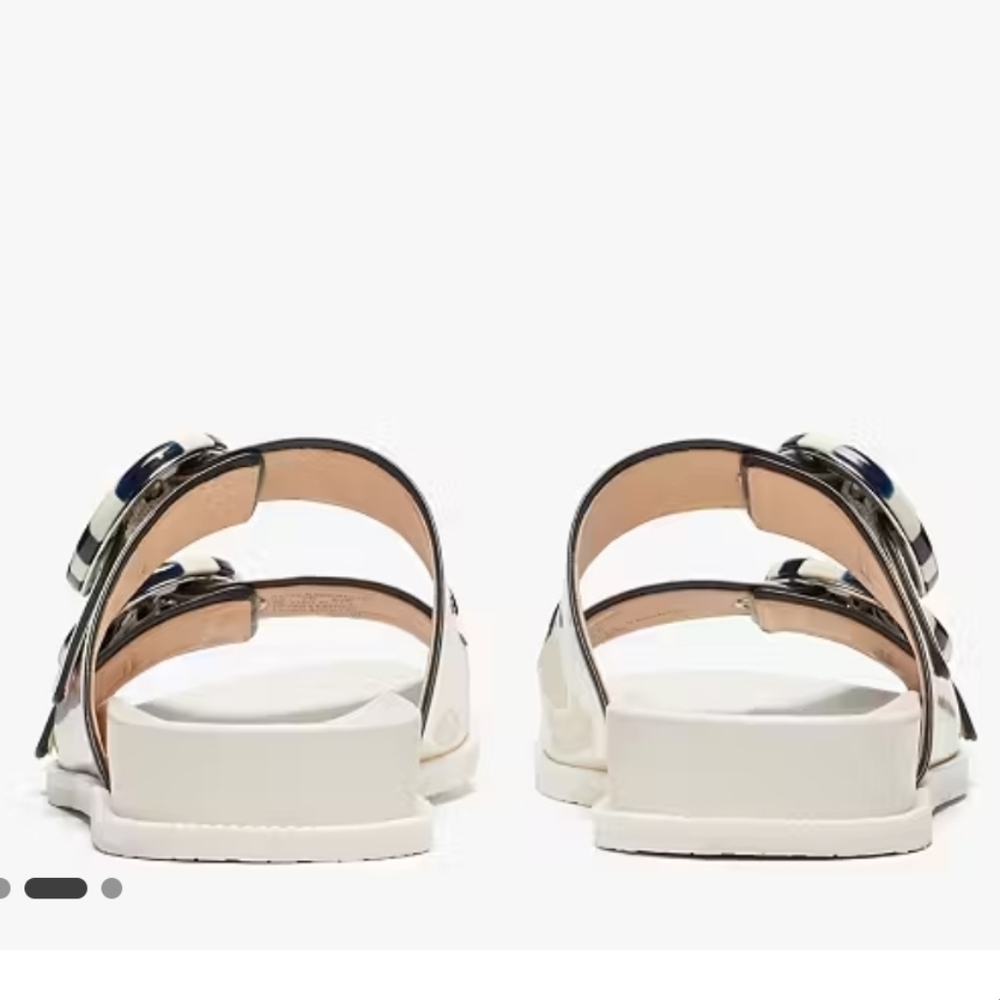 Kate Spade Rhodes Spring Summer Slide Sandals Vacation Beach Size 8 B - Picture 3 of 13